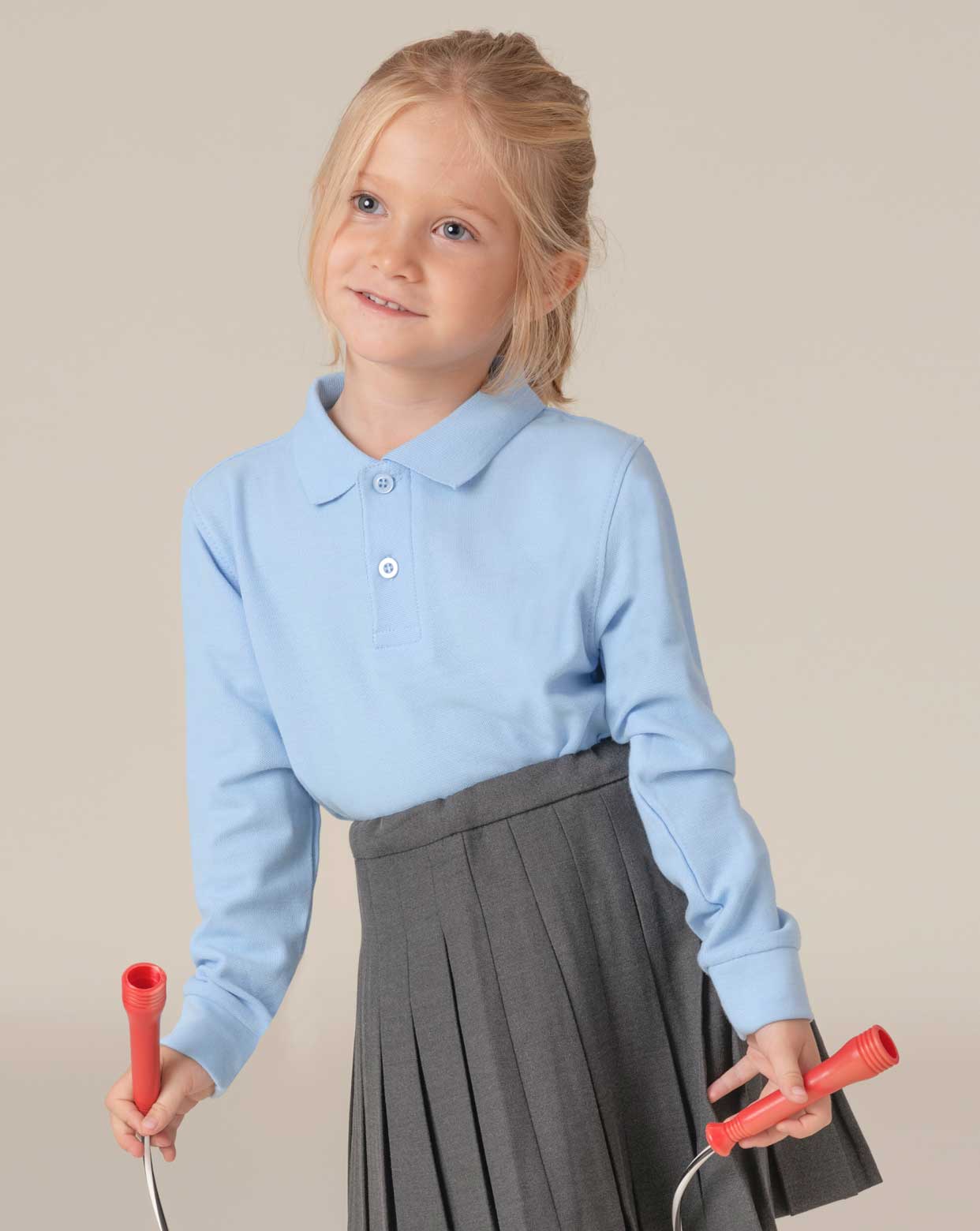 Polo manga larga JHK infantil