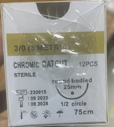 Hilo de sutura absorbente para mascotas, accesorio de 75CM con aguja 2/0, 3/0, 4/0, 5/0, para pruebas de enseñanza y ejercicios, 12 piezas - Imagen 8