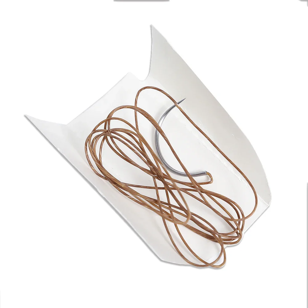 Hilo de sutura absorbente para mascotas, accesorio de 75CM con aguja 2/0, 3/0, 4/0, 5/0, para pruebas de enseñanza y ejercicios, 12 piezas - Imagen 6