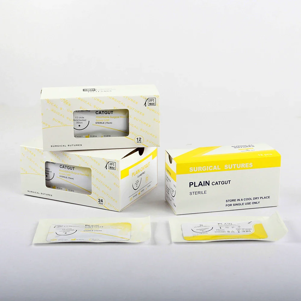 Hilo de sutura absorbente para mascotas, accesorio de 75CM con aguja 2/0, 3/0, 4/0, 5/0, para pruebas de enseñanza y ejercicios, 12 piezas - Imagen 9