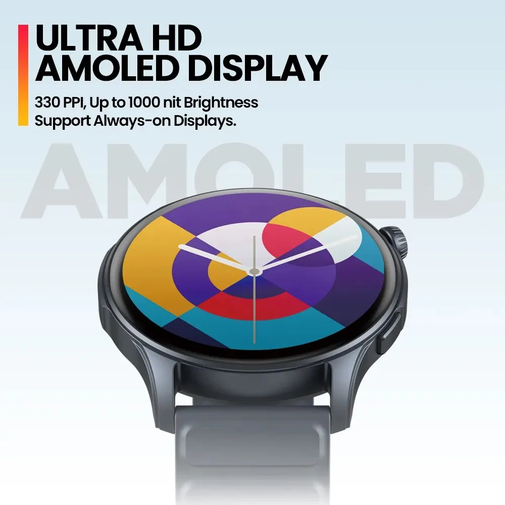 Zeblaze-reloj inteligente Btalk 3 PRO, dispositivo con Pantalla AMOLED, Hi-Fi, B - Imagen 2