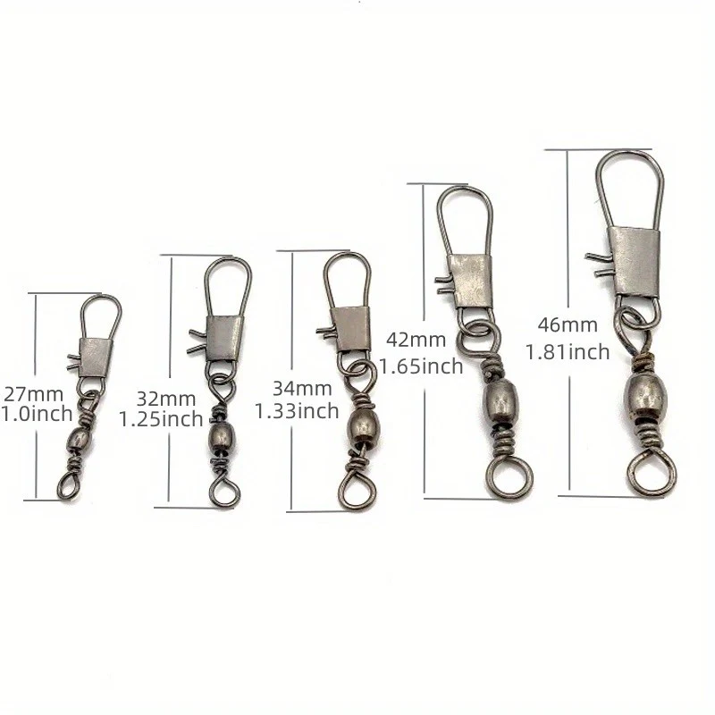 100 piezas de conectores de pesca y pequeños accesorios de pesca. - Imagen 3