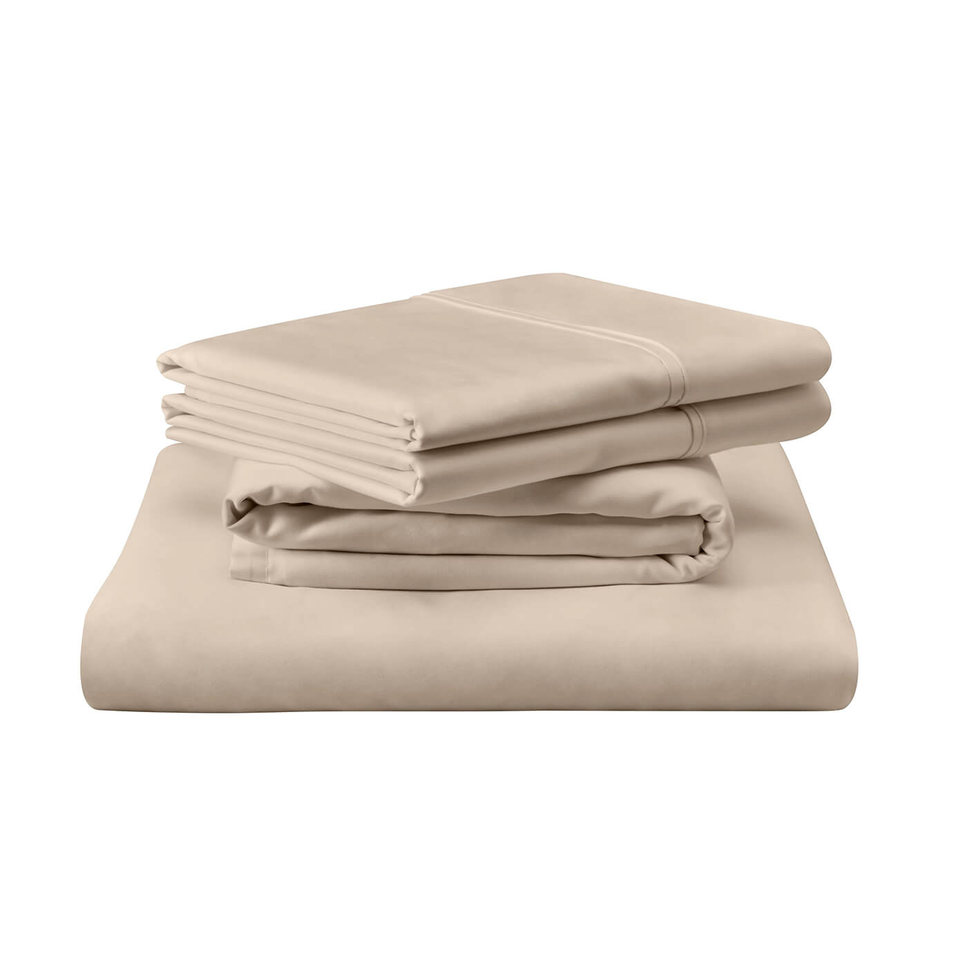 Juego de Sábanas – Luxe Algodón Egipcio Tempur Arena Queen (Sandstone)